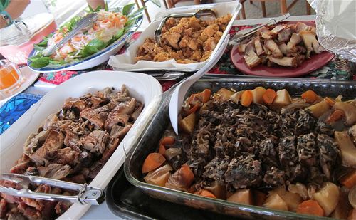 Asian Christmas food